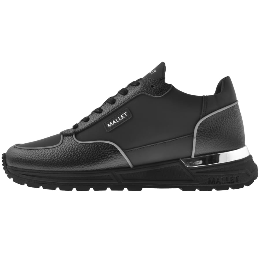 Mallet Popham Lite Trainers Black Mainline Menswear Denmark